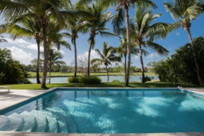 Lake front villa with open design in luxury resort, Punta Cana